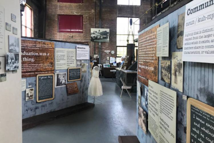 Inside the Cape Charles Museum 